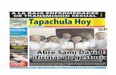 Tapachula HOY Martes 17 de Noviembre