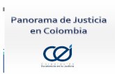 Panorama de la justicia en Colombia/Corporación Excelencia