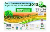 Foro Internacional de Agricultura Sostenible