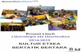 2014-2015 Kultur etxea bertatik bertara