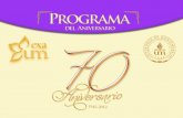 Programa 70 Aniversario UM 2
