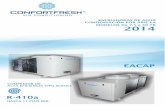 Catalogo Enfriadoras de Agua Condensación por Aire EA Confortfresh®