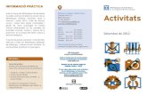 Agenda activitats setembre 2012