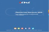 Proyectos sociales 2013