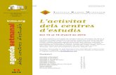 Agenda dels centres d'estudis 13 - Del 10 al 16 d'abril de 2012