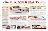 Primera pagina de La Verdad Cartagena 27 jun