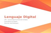 Lenguaje Digital - UPC - Clase 1