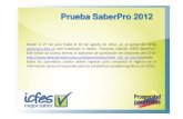 Instructivo Pruebas Saber Pro 2012