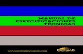 Manual de Especificaciones Técnicas de Preimpresión