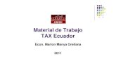 Material de Trabajo TAX Ecuador 2011