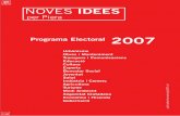 Programa electoral 2007