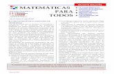 Matematicas para Todos Mayo de 2009
