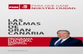 Programa Electoral PSC-PSOE Las Palmas de Gran Canaria