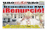 12 Febrero 2013 Benedicto XVI ¡Renunció!