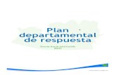 Plan Departamental de Respuesta (DAS) Escuintla
