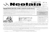 LA VOZ DE NEOLAIA, Nº 2 (de 25), Octubre 2001