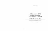 Textos de literatura universal