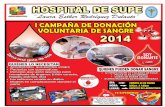 I CAMPAÑA DE  DONACIÓN VOLUNTARIA DE SANGRE 2014