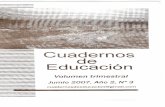Cuadernos de Educación 2007- Año 2 - N° 3