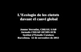 L’ecologia de les ciutats davant el canvi global, Jaume Terradas, CREAF