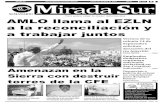 AMLO llama al EZLN a la reconciliación y a trabajar juntos