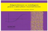 Algoritmos y códigos para cálculos numéricos