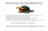 NOTICIAS DEL SECTOR ENERGÉTICO 19 Octubre 2011