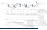 Babel No. 3 Artículos