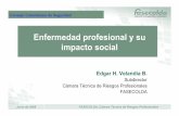 Enfermedad profesional y su impacto social