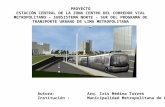 Estación Central de la Zona Centro. Programa de Transporte Urbano de Lima Metropolitana