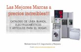 Catálogo de línea blanca, electrodomésticos y articulos para el hogar multiservicios importación y m