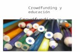 Crowdfunding y educación, una alianza de éxito