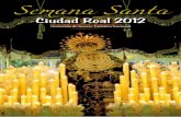 Programa de mano Semana Santa 2012 de Ciudad Real.