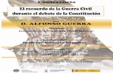 Conferencia el recuerdo de la guerra civil en el debate de la constitución