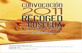 Convocacion 2011 Recoged la Cosecha