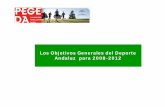 Objetivos Generales Deporte Andaluz 2008 2012