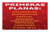 Primeras Planas Nacionales y Cartones 5 Julio 2012