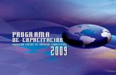 Catalogo de Capacitación AGG 2009