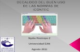 “Decálogo de las mejores practicas en el uso de las Normas ICONTEC y los Derechos de Autor”