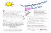 March 2013 TLC Newsletter (Spanish)