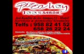 Pizzas en PizzaHoy en Motril (Granada)