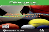 Oferta Deportiva 2012-2013
