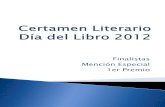 Certamen Literario 2012 Ceip La Garena Ciclo uno