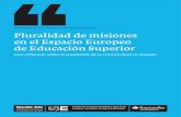 Pluralidad de misiones en el espacio europeo de educacion superior
