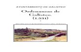 ORDENANZAS MUNICIPALES DE GALISTEO 1