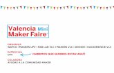Dossier patrocinio Valencia Mini Maker Faire