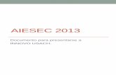 AIESEC 2013 propuesta de alianza a INNOVO USACH