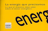 La energía que precisamos - Fundación CEDE