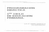 Programación didáctica Plan de lectura - 1 ciclo primaria