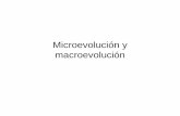 Macroevolución y Microevolucion